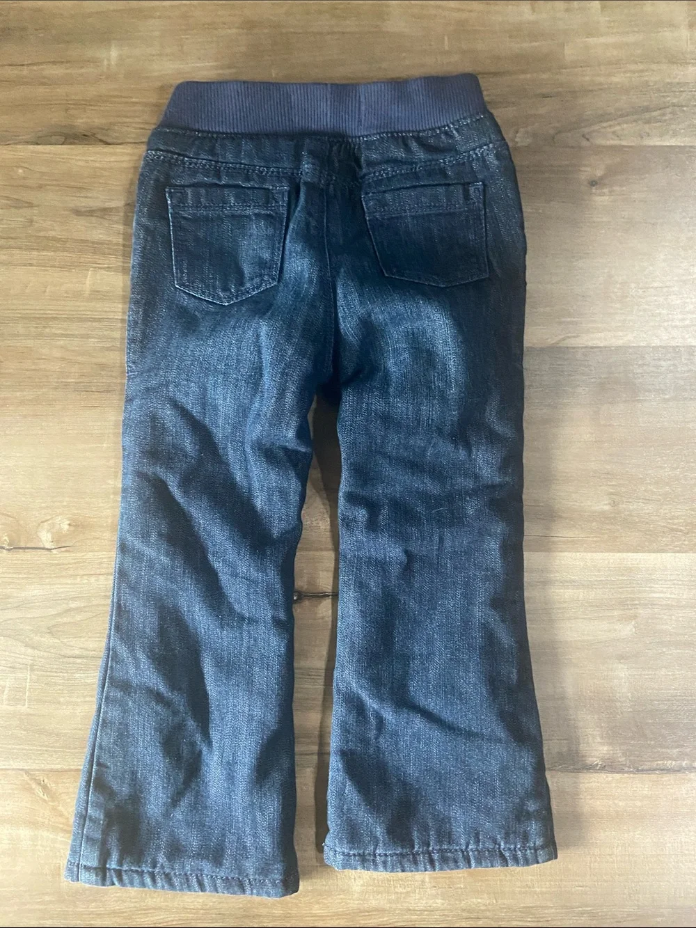 Old Navy Navy Boot-Cut Fleece Lined Jeans